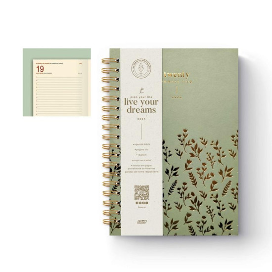 Agenda Almez Fsc Mix Espiral Diaria 2025  
