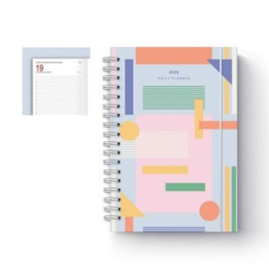 Agenda Popy Fsc Mix Espiral Pp C/Elast.2025