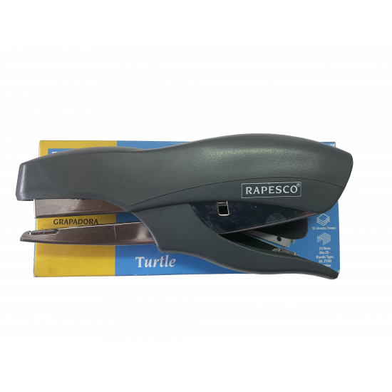 Agrafador rapesco turtle plier stapler metálica 21/4 (12 fls)