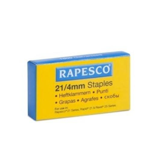 Cx.1500 agrafes 21/4mm rapesco staples