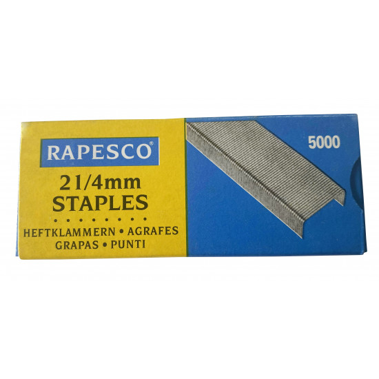 Cx.5000 agrafes 21/4mm rapesco staples