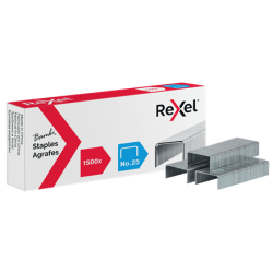 Caixa 1500 agrafes nº25/4 rexel bambi nº8 Caixa 1500 agrafes nº25/4 rexel bambi nº8