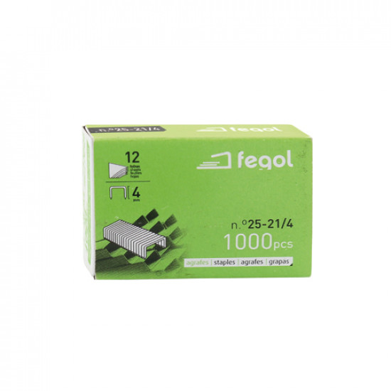 Cx.1000 agrafes nº25-21/4