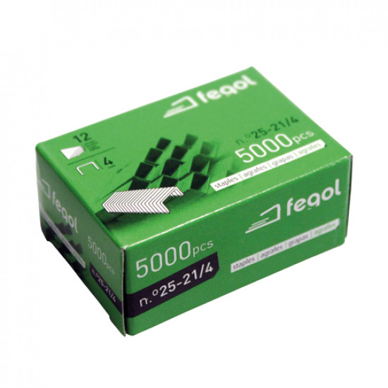 Cx.5000 agrafes nº25-21/4