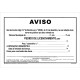 AVISOS DE OBRA EM PAPEL PLASTIFICADO