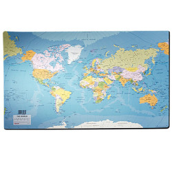Base secretaria esselte 41x54cm c/mapa mundo