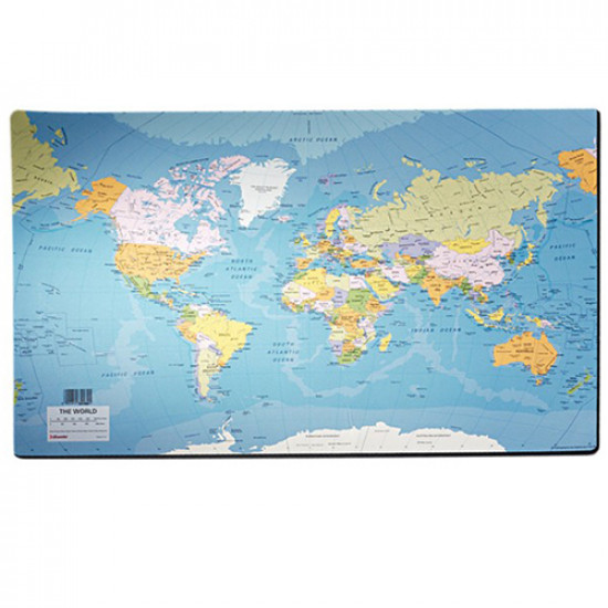 Base secretaria esselte 41x54cm c/mapa mundo
