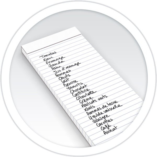 Floral Shopping Notepad Floral Shopping Notepad