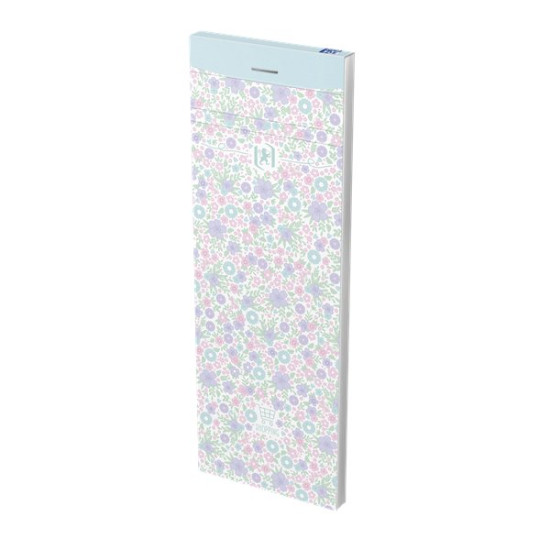 Floral Shopping Notepad Floral Shopping Notepad