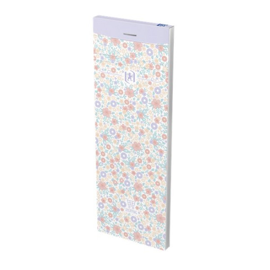 Floral Shopping Notepad Floral Shopping Notepad