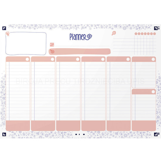 Floral Weekly Planner 
