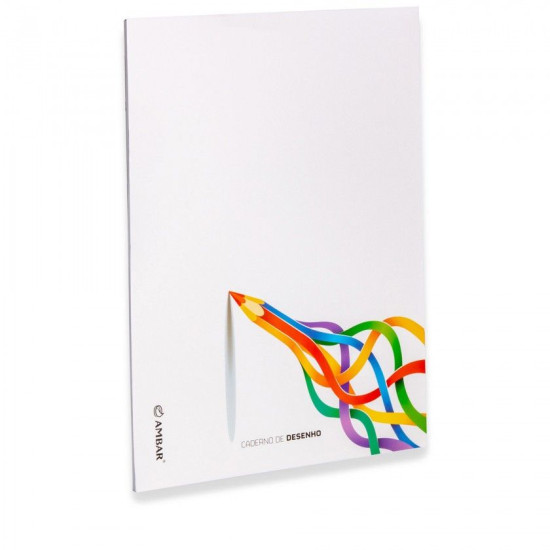 Caderno Desenho AMBAR Branco A3 