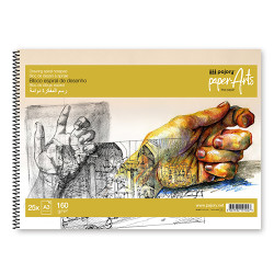 Bloco desenho espiral pajory A3 160gr 25folhas Bloco desenho espiral pajory A3 160gr 25folhas