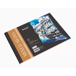 Bloco de desenho pintura mista Mayart - A3 - 250GRS