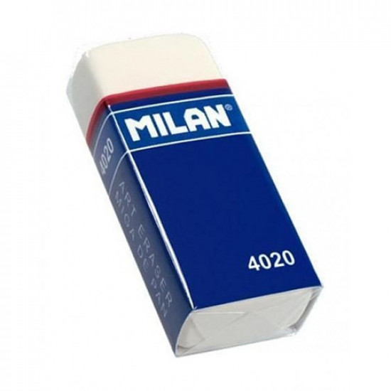 Borracha milan soft branca 4020 (miolo de pao)