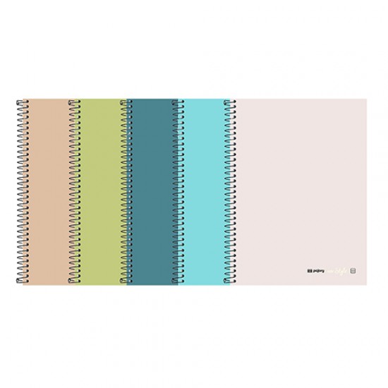 Caderno espiral capa dura A4 xadrez