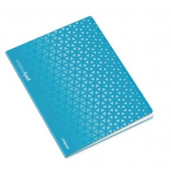 Caderno Agrafado Polipro Triangles A4 Quadriculado    