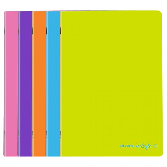 Caderno agrafado A5 60folhas neo