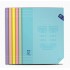Caderno agrafado PP Unikolor - pautado - Cores pastel      