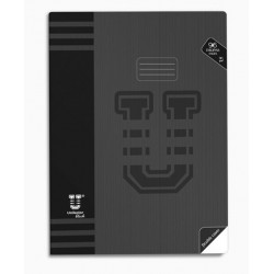 Caderno agrafado PP Unikolor - pautado   Caderno agrafado PP Unikolor - pautado