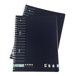 Caderno espiral basic A5 80fl ambar