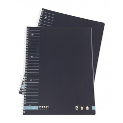 Caderno espiral basic A4 liso 80fl ambar  
