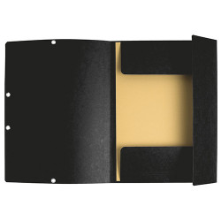 Capa c/elásticos A4 cla 355gr preta Capa c/elásticos A4 cla 355gr preta
