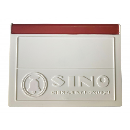 Almofada carimbos cisne n.2 7x11cm vermelho