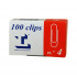 Cx.100 clips zincados lismania nº4