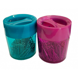 Porta-clips rapesco magnético com 100 clips Porta-clips rapesco magnético com 100 clips