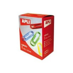 Clips Metálicos Nº2 Coloridos APLI  