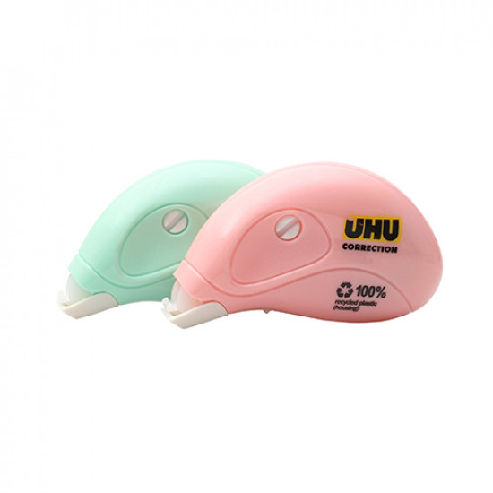 Fita correctora 5mmx6mt uhu mini roller pastel