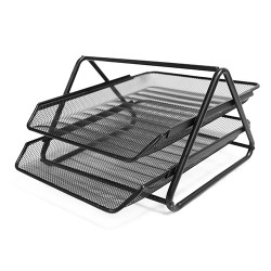 Distribuidor 2 gavetas metal rede preto Distribuidor 2 gavetas metal rede preto