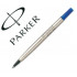 Carga p/esferog. Parker roller ball 0,8mm m azul, médio