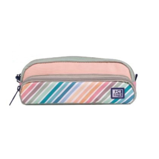 Estojo Oxford Color Block 2 fechos 