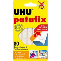 Goma adesiva UHU patafix branca 60gr 80 unidades  