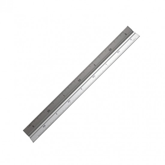 Escala redução triangular metal 15cm