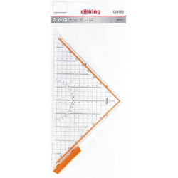 Rotring Centro - Esquadro de desenho profissional (32 cm) Rotring Centro - Esquadro de desenho profissional (32 cm)