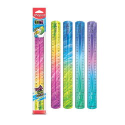 Régua Maped 30 cm Twist & Flex Decor      Régua Maped 30 cm Twist & Flex Decor