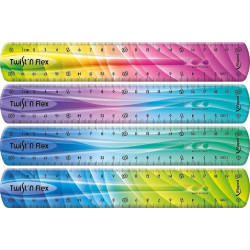 Régua 20 cm flexível Twist Decor  Régua 20 cm flexível Twist Decor