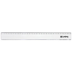 Régua plástico 40cm cristal Régua plástico 40cm cristal