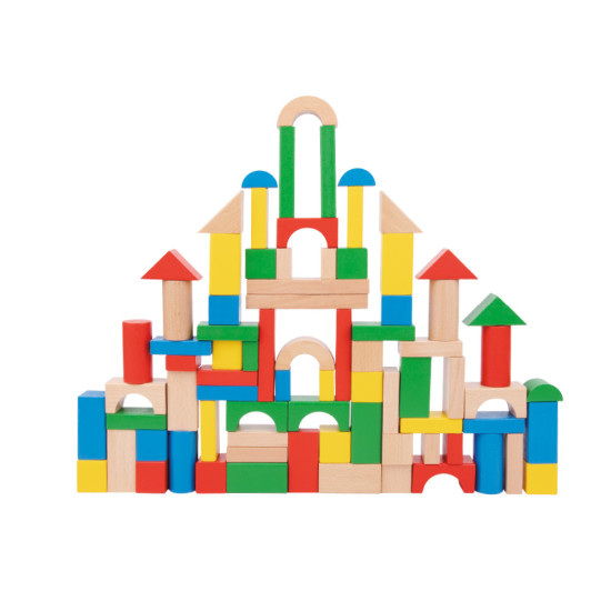 Jogo infantil imaginovo Madeira - Construção de Blocos 