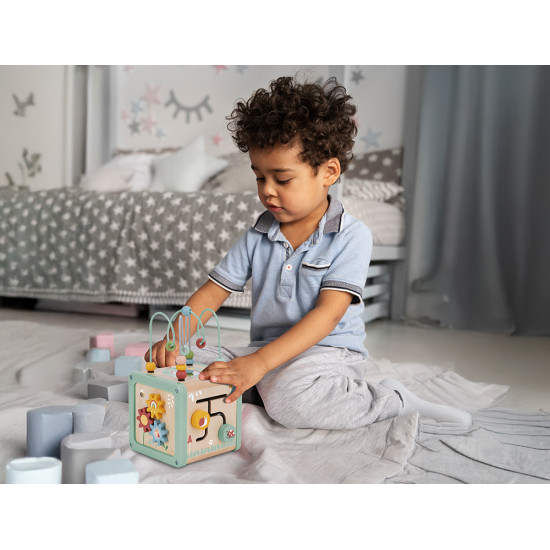Jogo Infantil Imaginovo Madeira - Cubo de Atividades