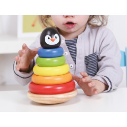Jogo Infantil Imaginovo - Torre De Formas Empilhaveis
