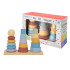 Jogo Infantil Imaginovo Madeira - Torre De Formas Empilháveis