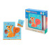 Puzzle Infantil Imaginovo Madeira - Cubos De Animais