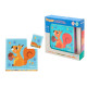 Puzzle Infantil Imaginovo Madeira - Cubos De Animais