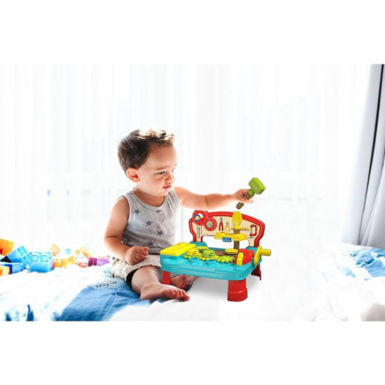 Clementoni Montessori - Mesa de Ferramentas Clementoni Montessori - Mesa de Ferramentas