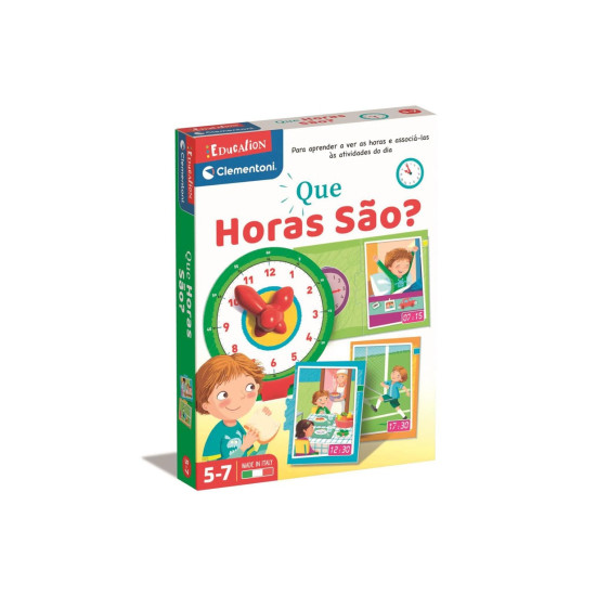Clementoni - Jogo que horas são? Clementoni - Jogo que horas são?