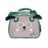 Lancheira Dog Person Green Furry  